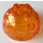 LEGO Orange transparent Meteor Haut Demi (30286)