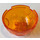 LEGO Orange Transparent Meteor Haut Demi (30286)