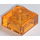 LEGO Transparent Orange Plate 1 x 1 (3024 / 30008)