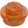 LEGO Transparent Orange Plate 1 x 1 Round (6141 / 30057)