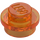 LEGO Transparent Orange Plate 1 x 1 Round (6141 / 30057)