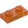 LEGO Transparent Orange Plate 1 x 2 (3023 / 28653)