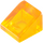 LEGO Transparent Orange Slope 1 x 1 (31°) (35338 / 50746)