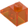 LEGO Transparentes Orange Schrägstein 1 x 2 (45°) (3040 / 6270)