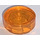 LEGO Orange transparent Tuile 1 x 1 Rond (35381 / 98138)