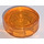 LEGO Transparent Orange Tile 1 x 1 Round (35381 / 98138)