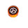 LEGO Orange transparent Tuile 1 x 1 Rond avec Linked Chaîne (98138 / 99967)