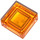 LEGO Orange transparent Tuile 1 x 1 avec rainure (3070 / 30039)