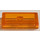 LEGO Transparant oranje Tegel 1 x 2 Rooster (met Groef aan onderzijde) (2412 / 30244)