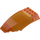 LEGO Transparent Orange Windscreen 10 x 6 x 2 (35269 / 45705)