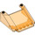 LEGO Transparent Orange Windscreen 6 x 6 x 2 (28782 / 35404)