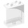 LEGO Transparent Panel 1 x 2 x 2 mit Recht Grau Curve mit Seitenstützen, Hohlbolzen (6268 / 78293)