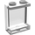 LEGO Transparent Panneau 1 x 2 x 2 avec supports latéraux, tenons creux (35378 / 87552)