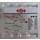 LEGO Transparent Panel 1 x 4 x 3 with Train Map and Schedule, Train Logo Sticker with Side Supports, Hollow Studs (60581)