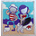 LEGO Transparent Panneau 1 x 6 x 5 avec une mur for taking photo avec une mermaid et une sailor Autocollant (59349)