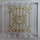 LEGO Transparent Panel 1 x 6 x 5 with Gold Swirls and Heart Sticker (59349)