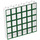 LEGO Transparent Panneau 1 x 6 x 5 avec Green Fenêtre Grid Décoration (59349 / 69356)
