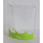 LEGO Transparent Panel 4 x 4 x 6 Curved with Lime Liquid and Splashes, Fish Skeleton facing Left Sticker (30562)