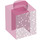LEGO Transparant roze glitter Steen 1 x 1 (3005 / 30071)