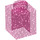 LEGO Transparent Pink Glitter Brick 1 x 1 (30071 / 35382)