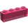 LEGO Transparent Pink Glitter Brick 1 x 4 without Bottom Tubes (3066 / 35256)