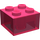 LEGO Transparenter rosa Glitter Backstein 2 x 2 (3003 / 6223)
