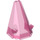 LEGO Transparenter rosa Glitter Roof 6 x 8 x 9 (10487 / 33215)