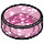 LEGO Transparent Pink Glitter Tile 1 x 1 Round (35381 / 98138)