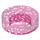 LEGO Transparenter rosa Glitter Fliese 1 x 1 Runden (35381 / 98138)