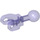 LEGO Transparent Purple Ball Joint with Ball Socket (90611)