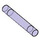 LEGO Transparent Purple Bar 1 x 3 (17715 / 87994)
