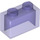 LEGO Transparent Purple Brick 1 x 2 without Bottom Tube (3065 / 35743)