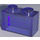 LEGO Transparent Purple Brick 1 x 2 without Bottom Tube (3065 / 35743)