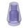 LEGO Transparent Purple Cone 1 x 1 with Top Groove (28701 / 59900)