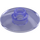 LEGO Transparent Purple Dish 2 x 2 (4740 / 30063)