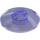 LEGO Transparent Purple Dish 2 x 2 (4740 / 30063)