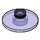 LEGO Transparent Purple Dish 2 x 2 (4740 / 30063)