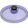 LEGO Transparent Purple Dish 3 x 3 (35268 / 43898)