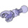 LEGO Transparent Purple Double Ball Joint with Ball Socket (90609)