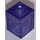 LEGO Paillettes violettes transparentes Brique 1 x 1 (3005 / 30071)