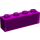 LEGO Transparenter lila Glitzer Backstein 1 x 4 ohne Unterrohre (3066 / 35256)