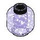 LEGO Transparent Purple Glitter Minifigure Head (3626 / 88475)