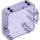 LEGO Paillettes violettes transparentes Play Cube Boîte 3 x 8 avec Charnière (64462)