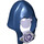 LEGO Transparent Purple Minifig Hood with Transparent Purple Mask and Swirl Decoration (20265)