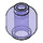 LEGO Transparent Purple Minifigure Head (Safety Stud) (3626 / 88475)