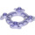 LEGO Transparent Purple Ninjago Spinner Crown with Intertwined Snakes and Lime Scales (10476 / 98344)
