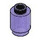 LEGO Opale violette transparente Brique 1 x 1 Rond avec goujon ouvert (3062 / 30068)