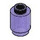 LEGO Violet Opale Transparent Brique 1 x 1 Rond avec tenon ouvert (3062 / 35390)