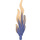 LEGO Opale violette transparente Grand Flamme avec Marbled Transparent Orange Tip (28577 / 85959)