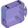 LEGO Transparent Purple Opal Play Cube Box 3 x 8 with Hinge (64462)